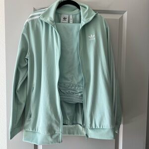 Adidas Mint Green Tracksuit SET